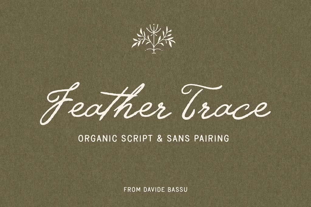 Feather Trace - Organic Font Duo