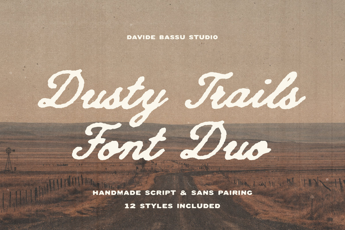 Dustry Trails Font Duo