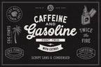 Caffeine & Gasoline Fonts + Extras