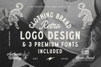 20 Retro Apparel Logos + Extra