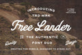 Free Lander - Font Duo + Extra