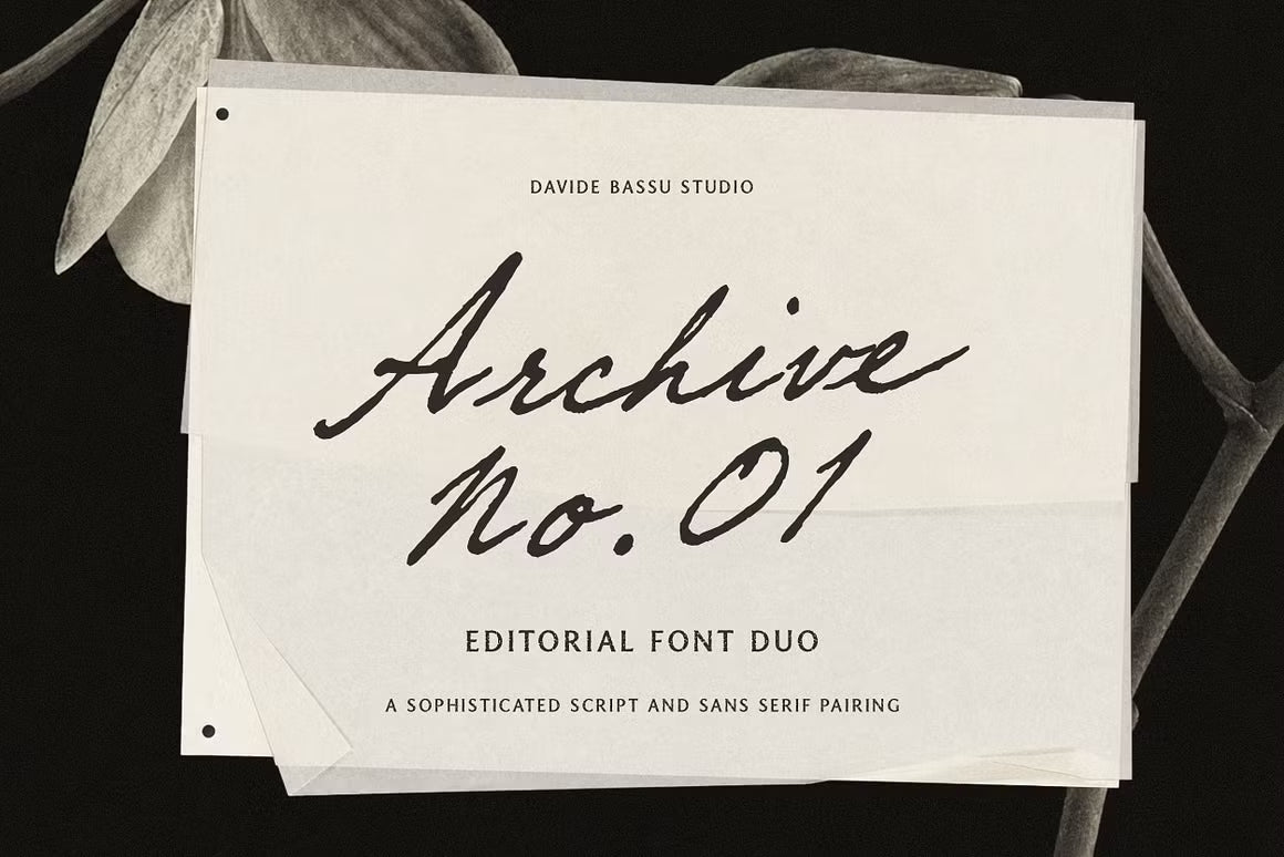 Archive 01 - Editorial Font Duo