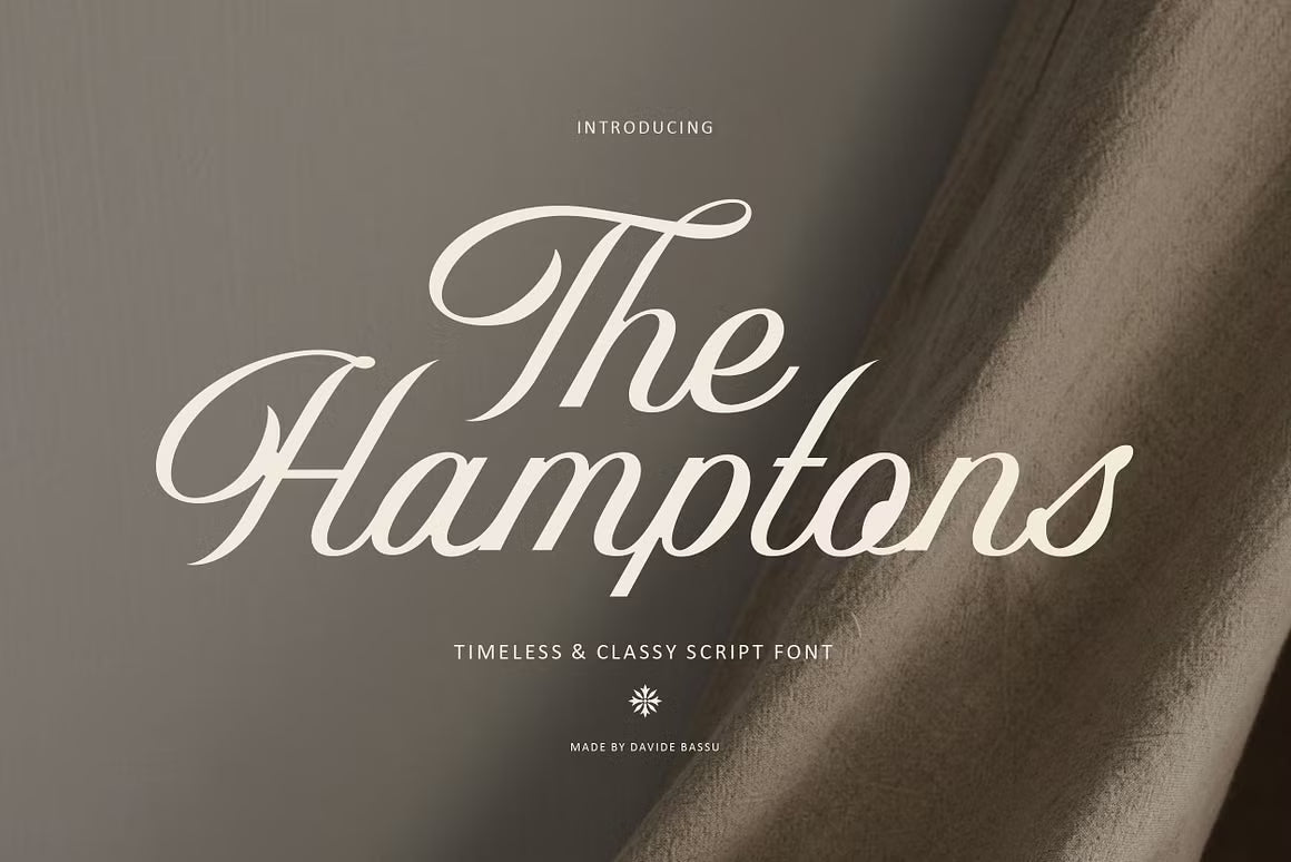 The Hamptons Script font