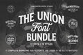 The Union Font Bundle + Extra
