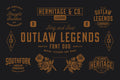OUTLAW LEGENDS Font Duo + Extra