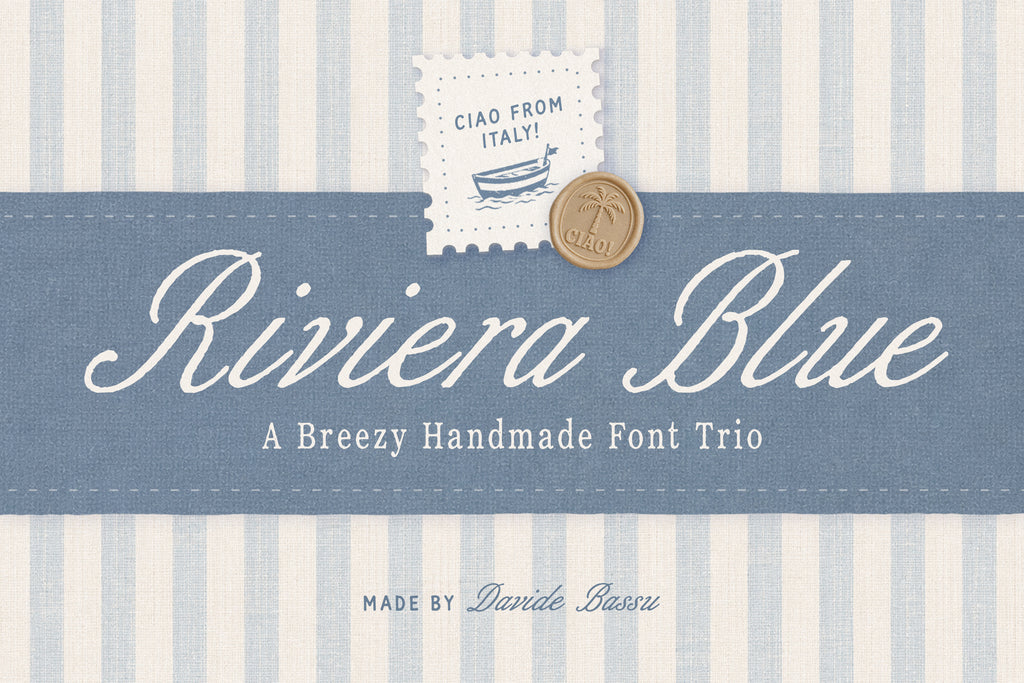 Riviera Blue - Font Trio