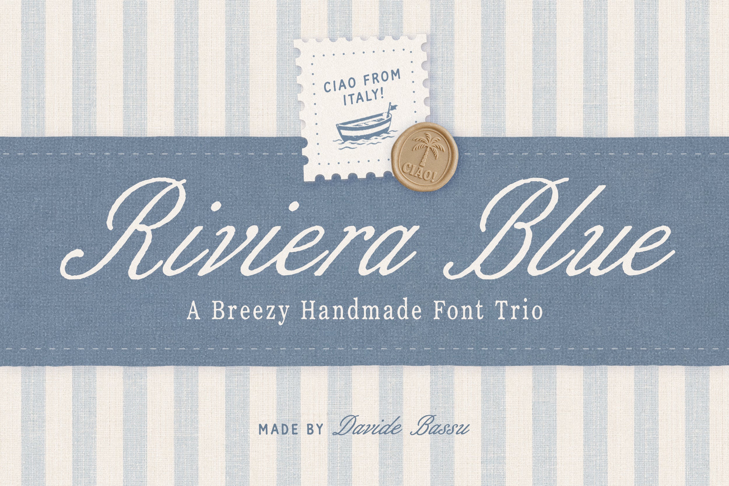 Riviera Blue - Font Trio
