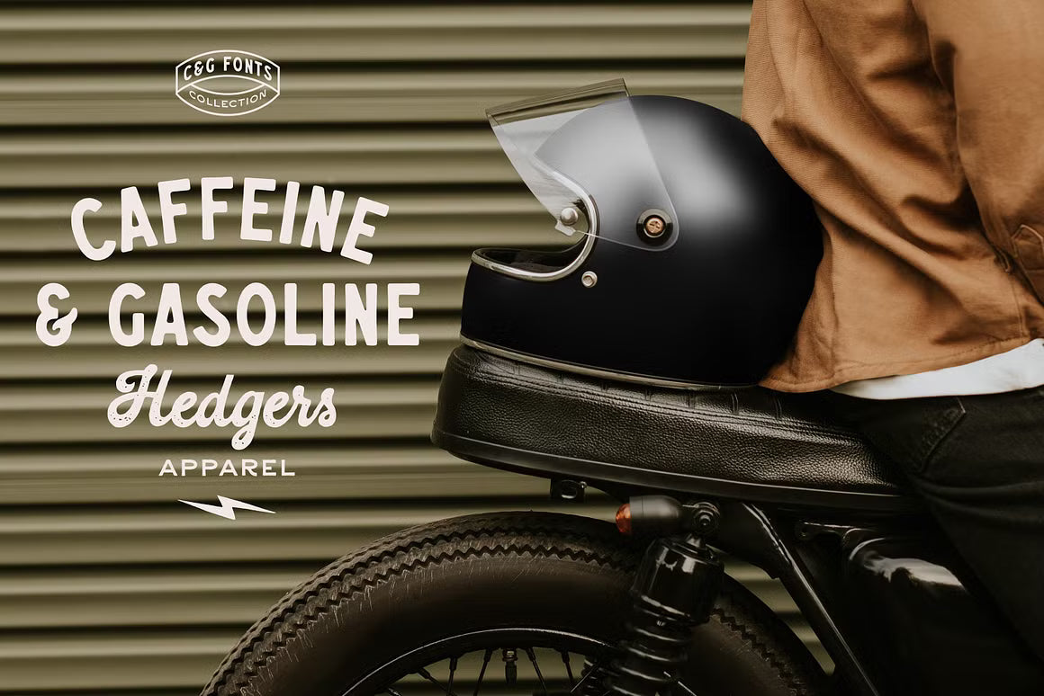 Caffeine & Gasoline Fonts + Extras