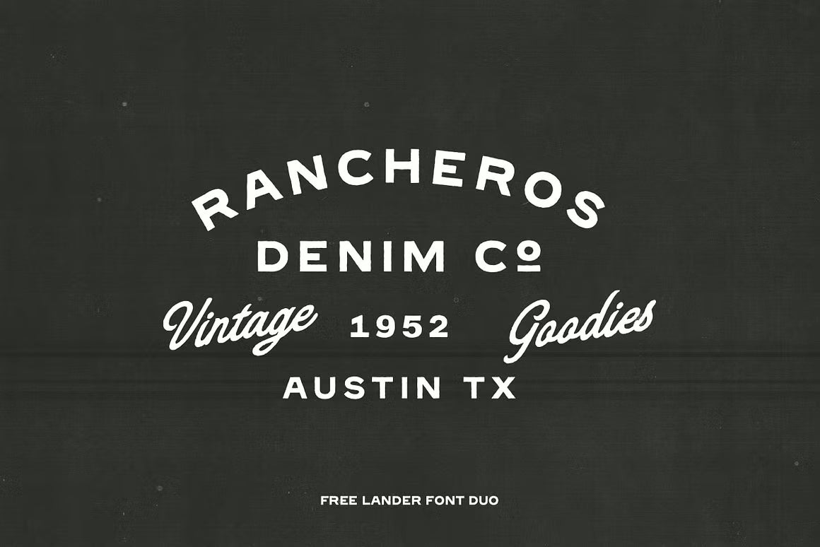 Free Lander - Font Duo + Extra
