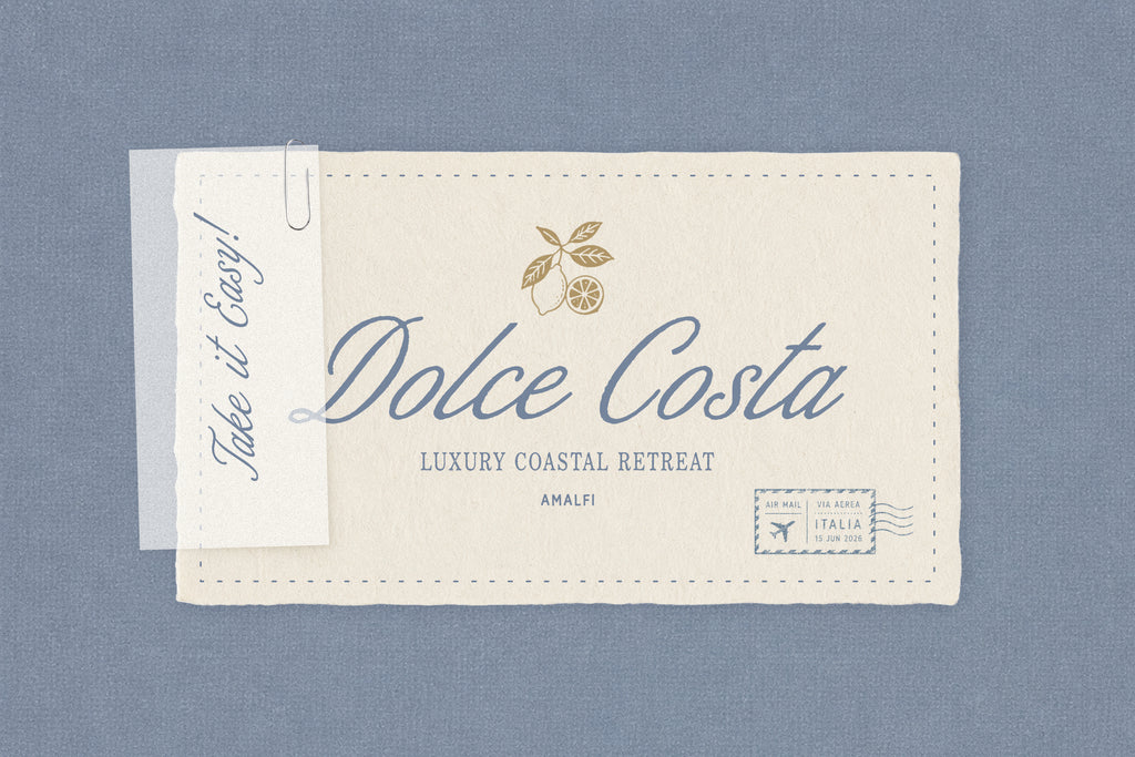 Riviera Blue - Font Trio