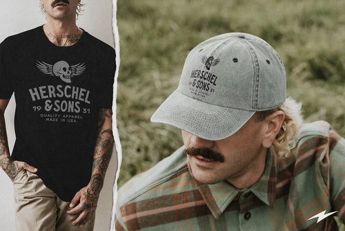 20 Retro Apparel Logos + Extra
