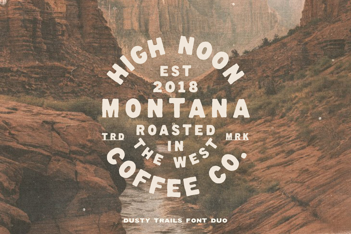 Dustry Trails Font Duo