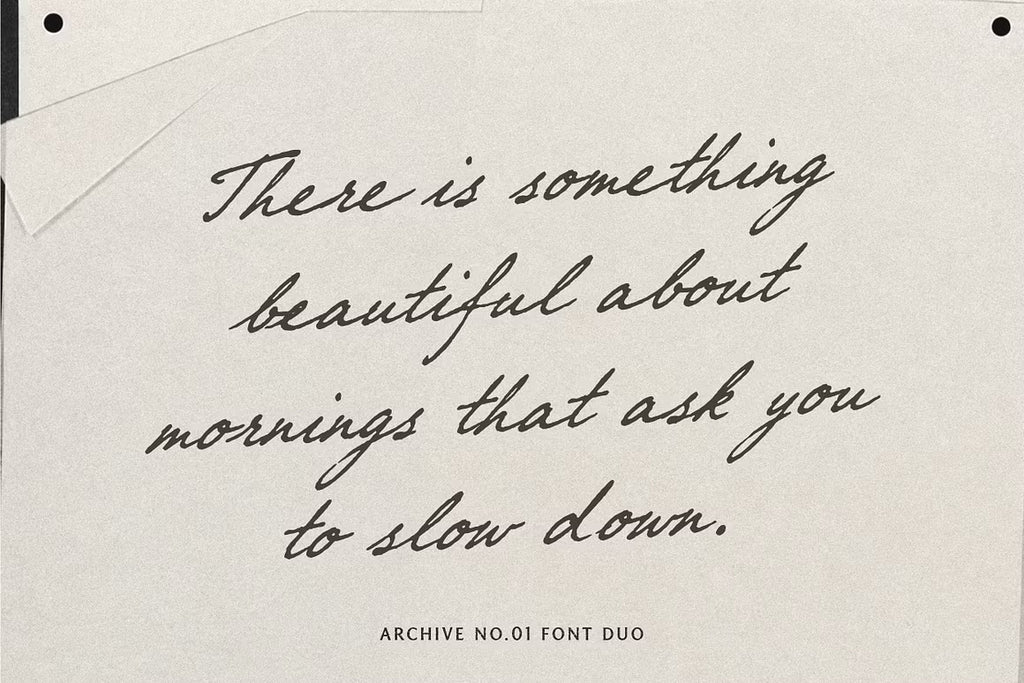 Archive 01 - Editorial Font Duo