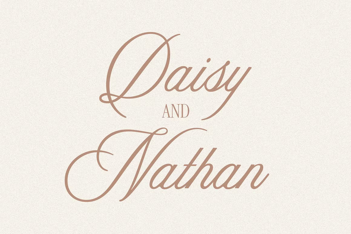Aesthetics Romantic Script