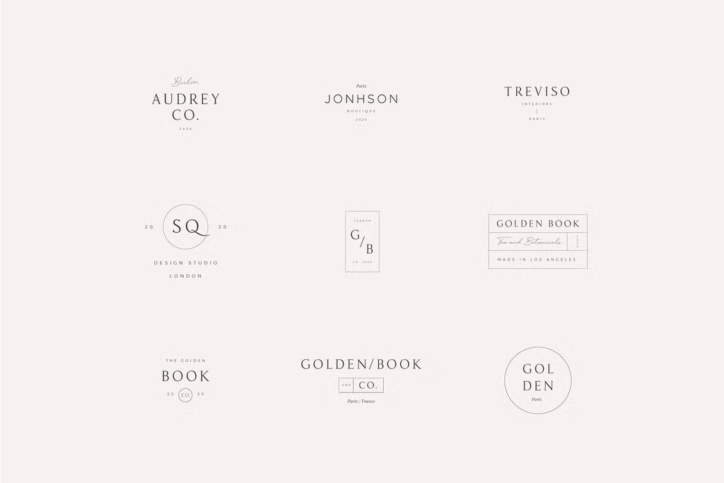 Audrey Premade Logos