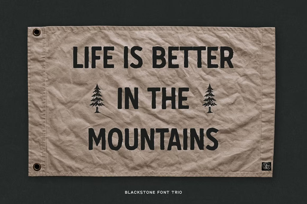 Blackstone – Handmade Font Trio