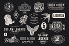OUTLAW LEGENDS Font Duo + Extra