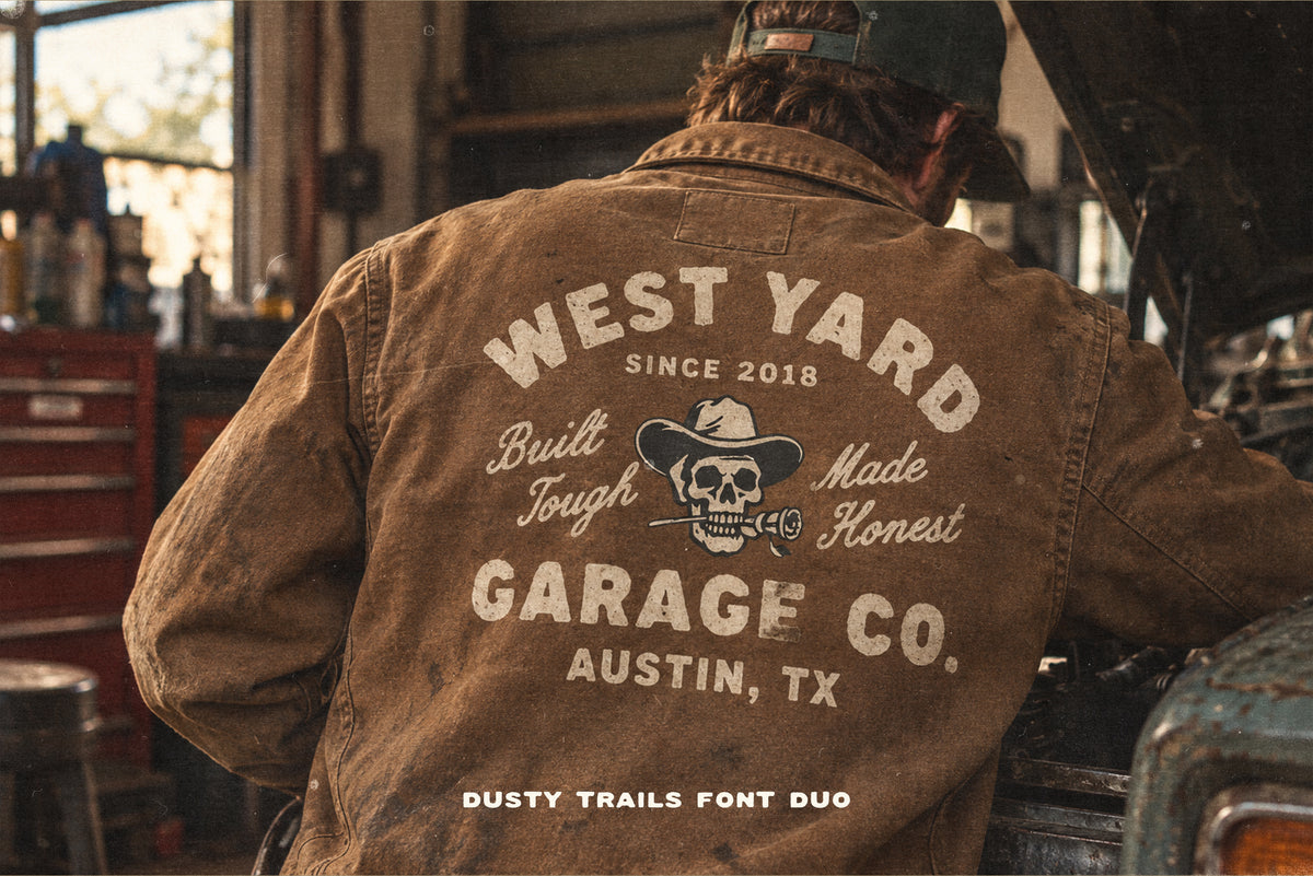 Dustry Trails Font Duo
