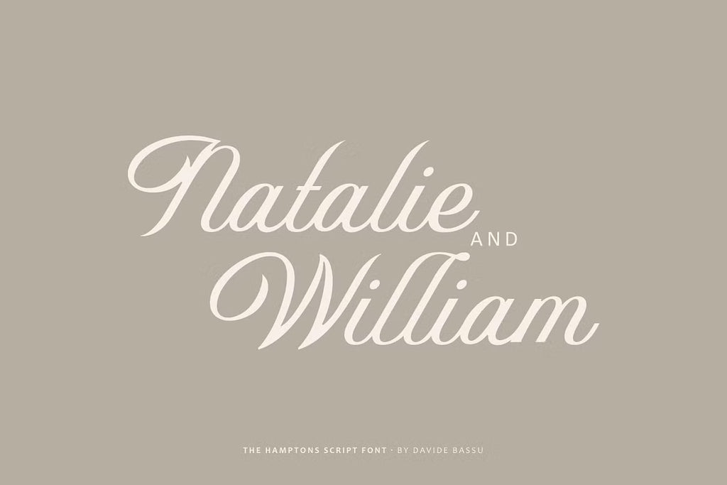 The Hamptons Script font