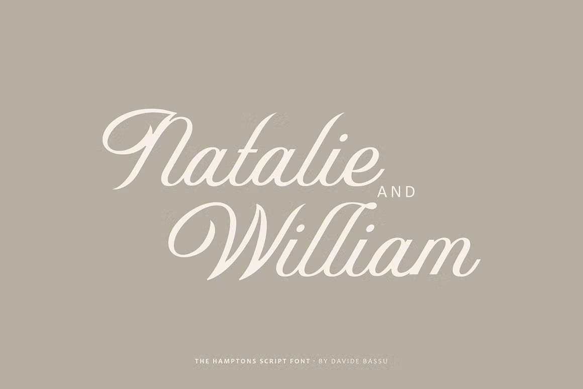 The Hamptons Script font