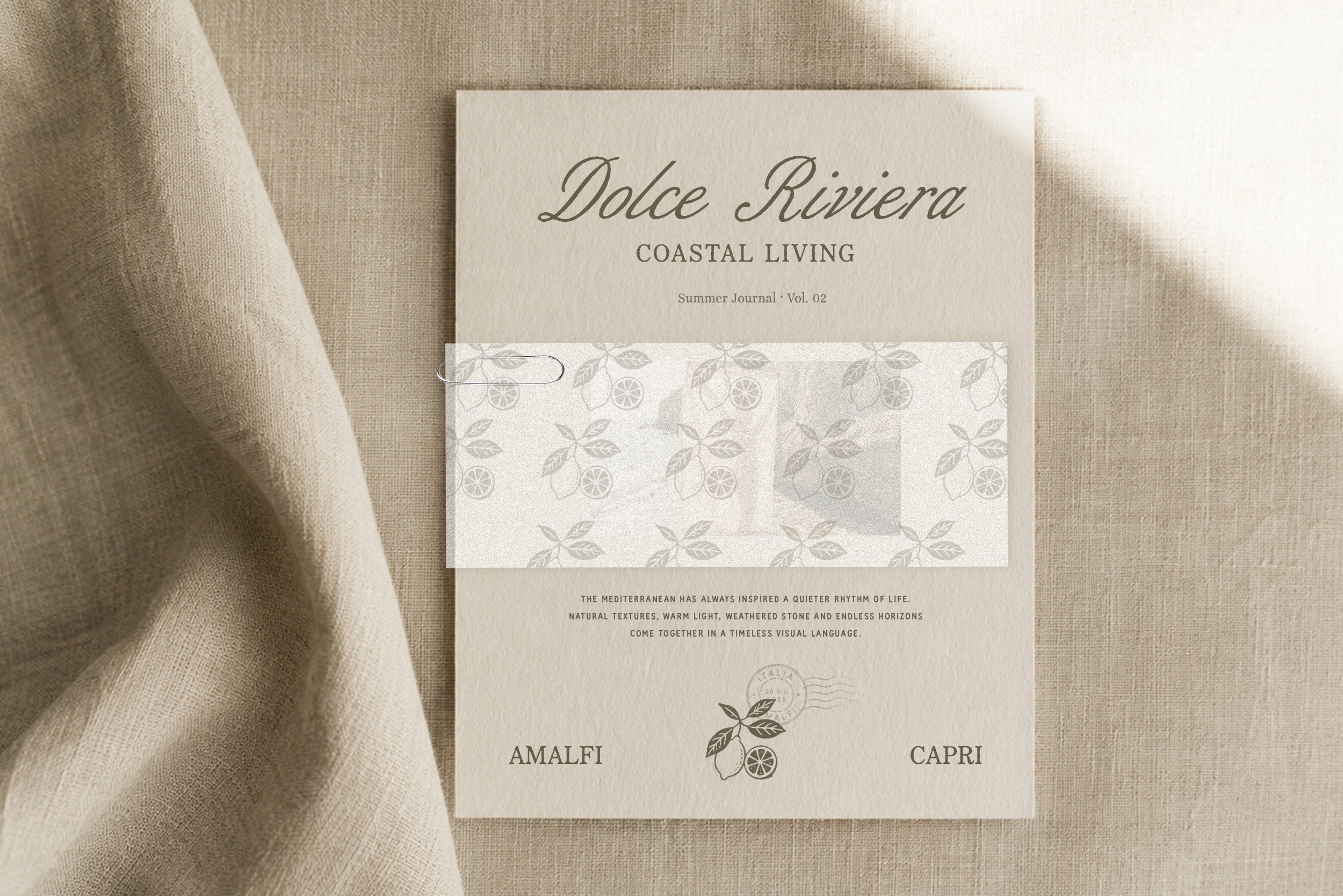 Riviera Blue - Font Trio