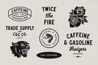 Caffeine & Gasoline Fonts + Extras