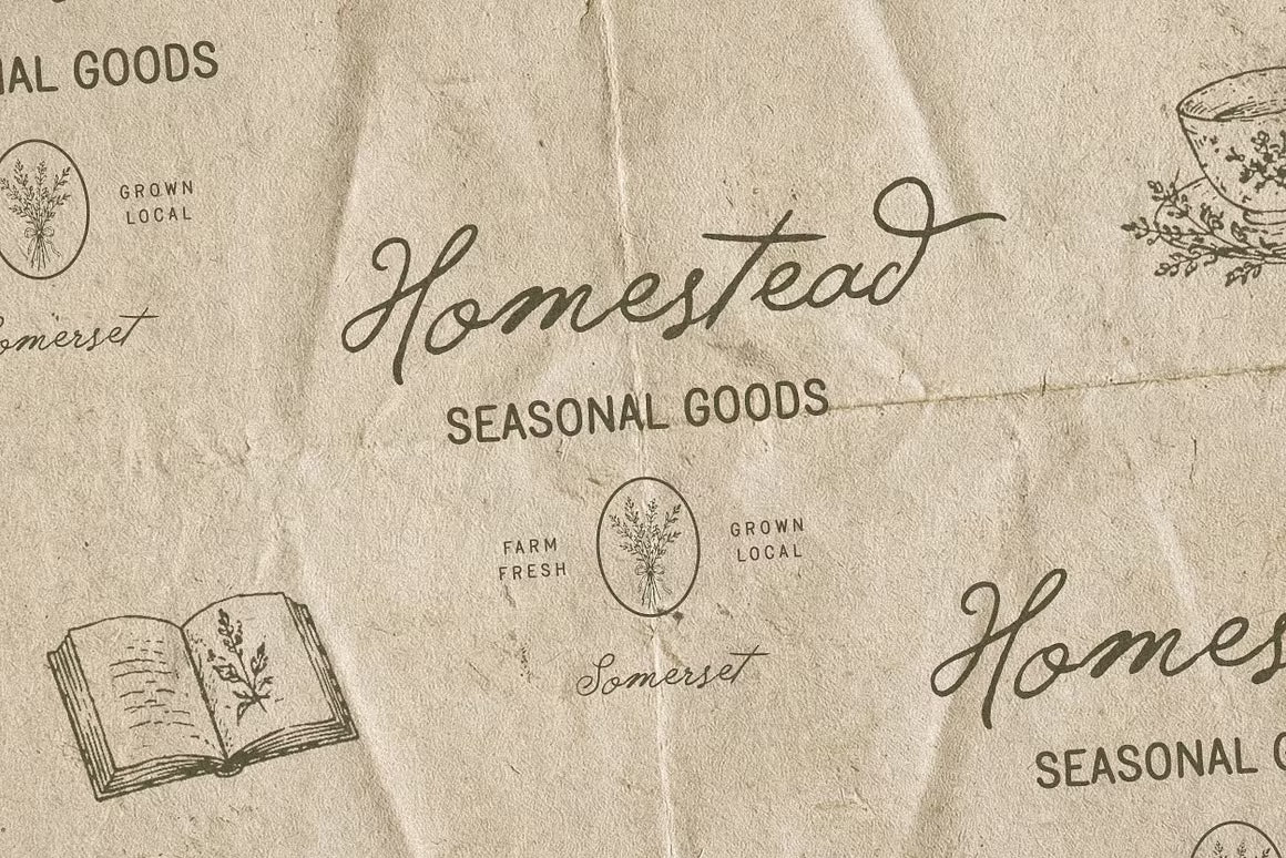 Feather Trace - Organic Font Duo