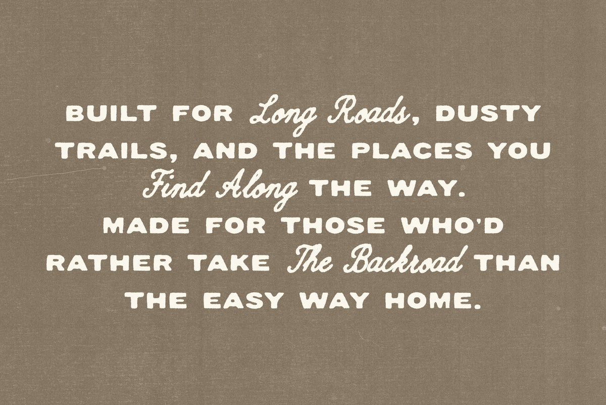 Dustry Trails Font Duo