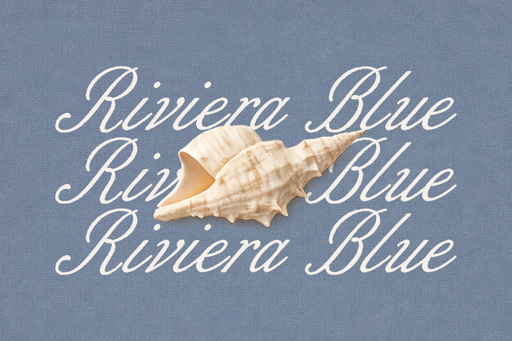 Riviera Blue - Font Trio