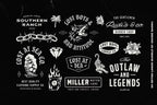 50 Retro logos Bundle