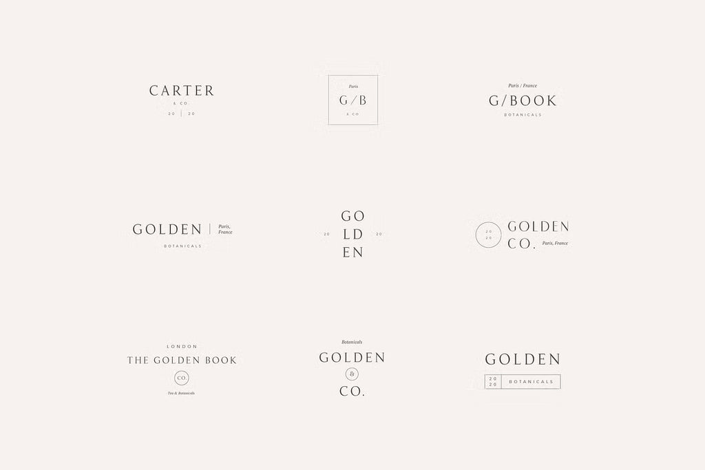Audrey Premade Logos