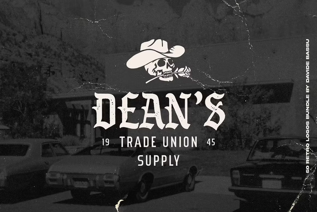 50 Retro logos Bundle