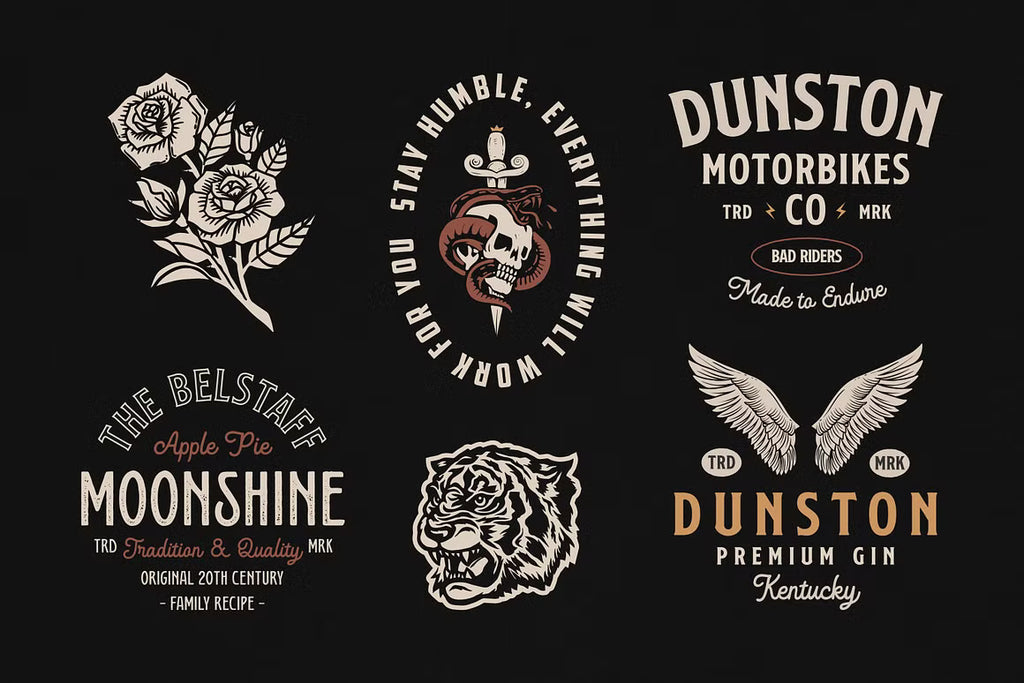 Old School Apparel Designs bundle