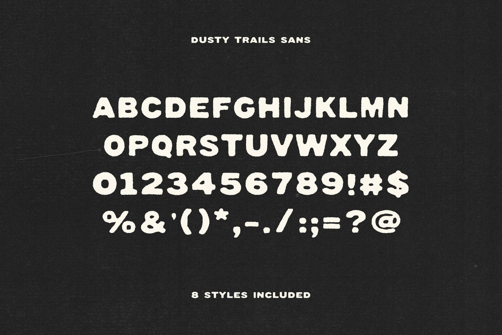 Dustry Trails Font Duo