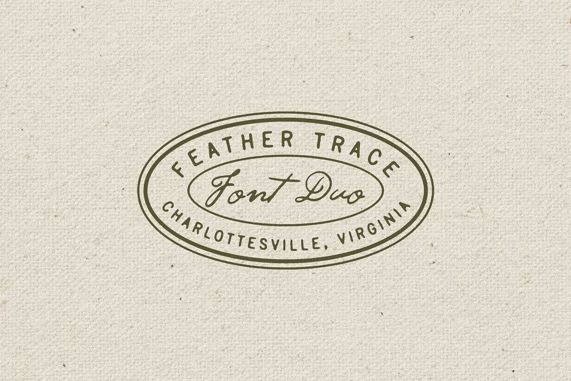 Feather Trace - Organic Font Duo