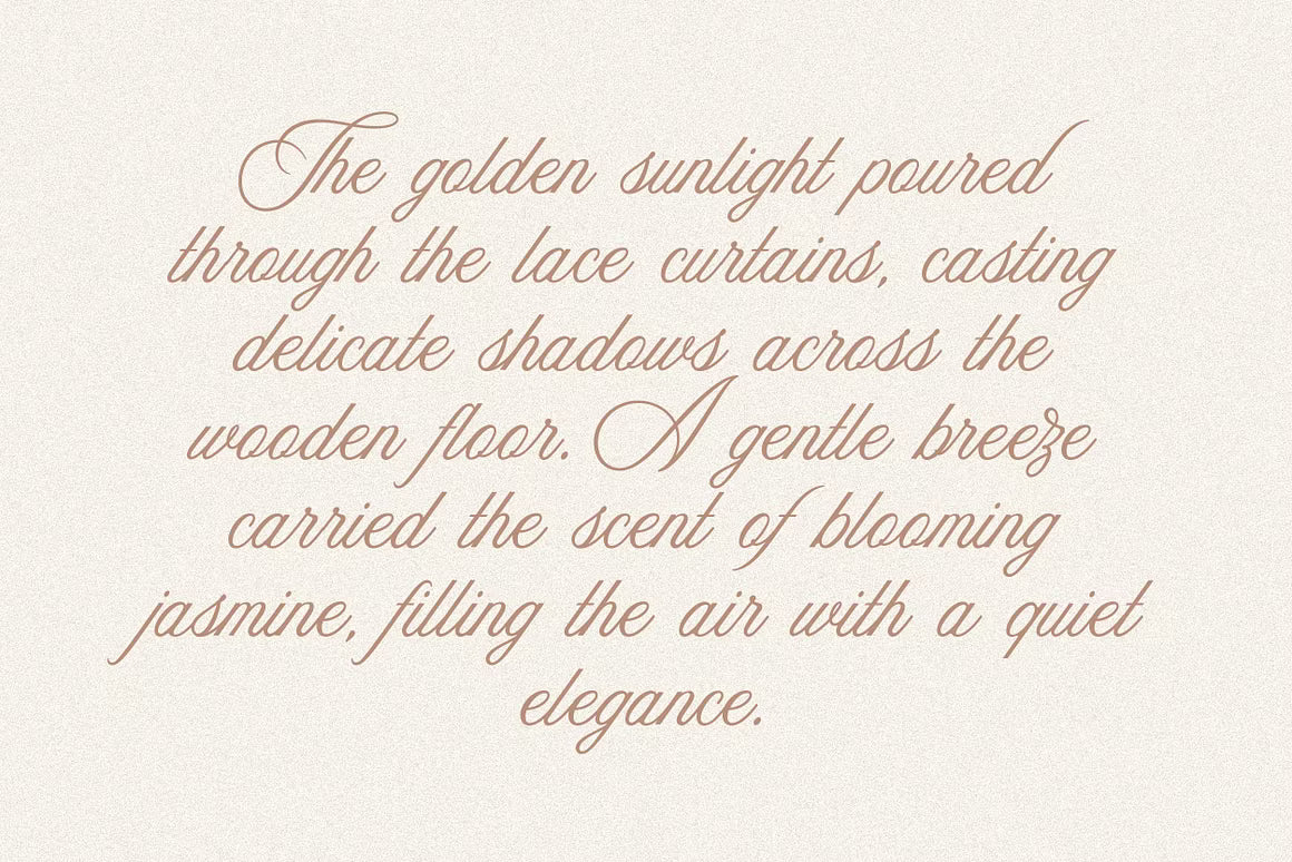 Aesthetics Romantic Script