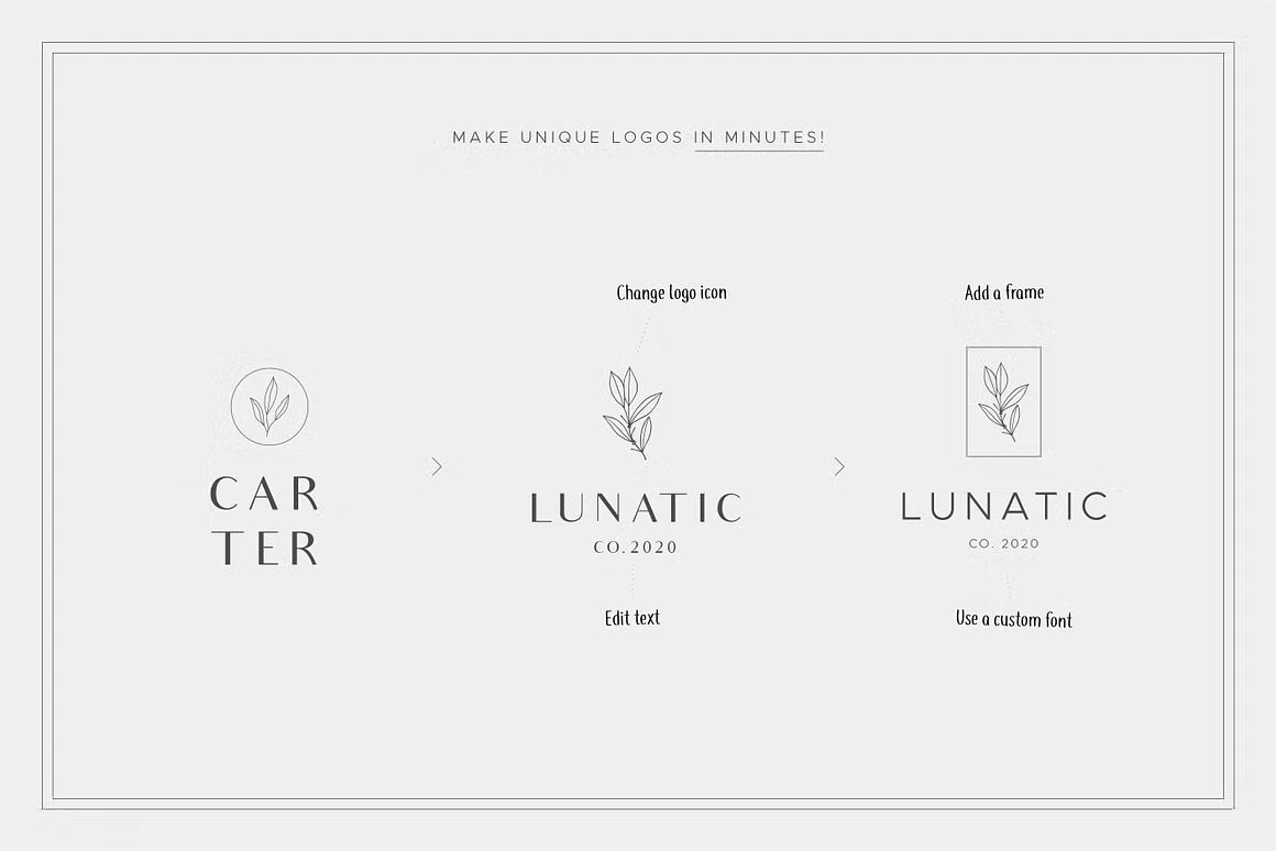 Botanical Logo kit