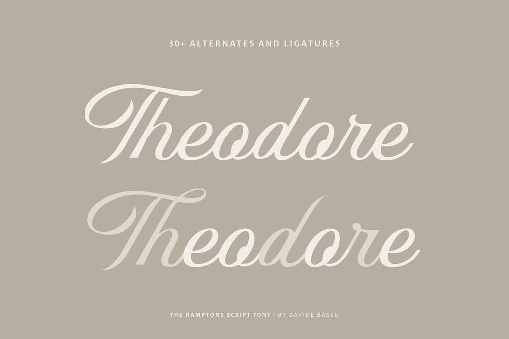 The Hamptons Script font