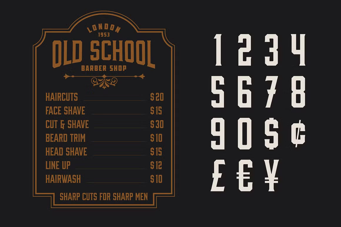OUTLAW LEGENDS Font Duo + Extra