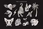 Caffeine & Gasoline Fonts + Extras
