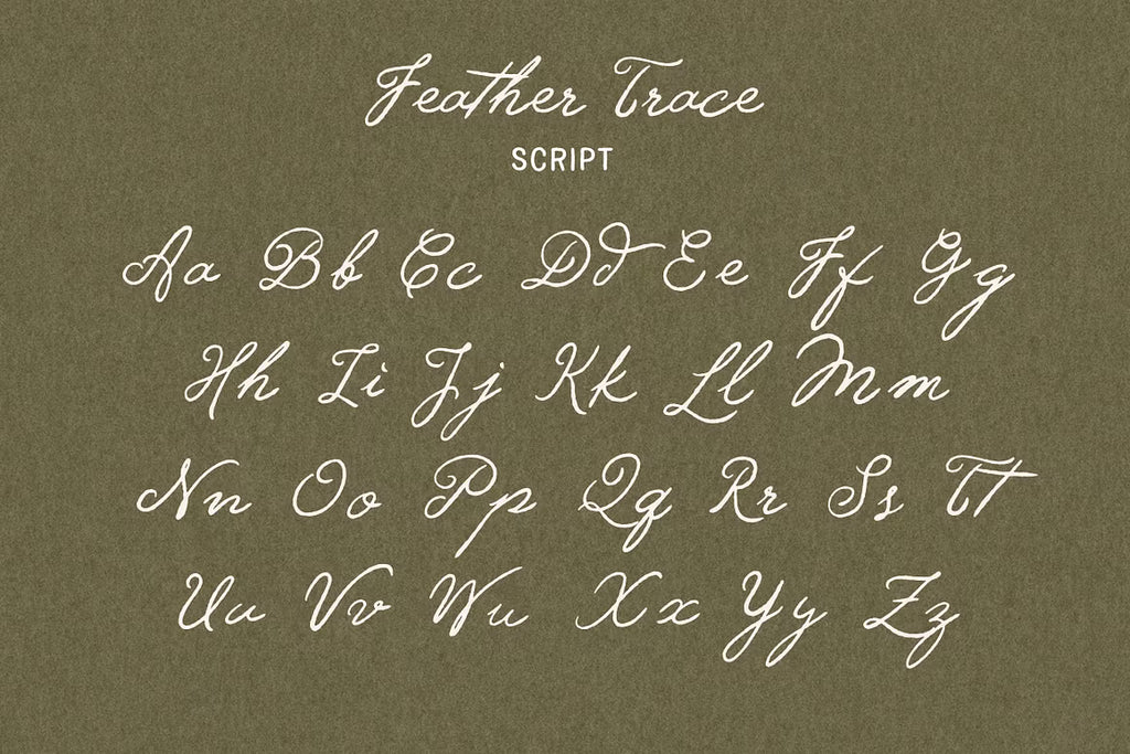 Feather Trace - Organic Font Duo