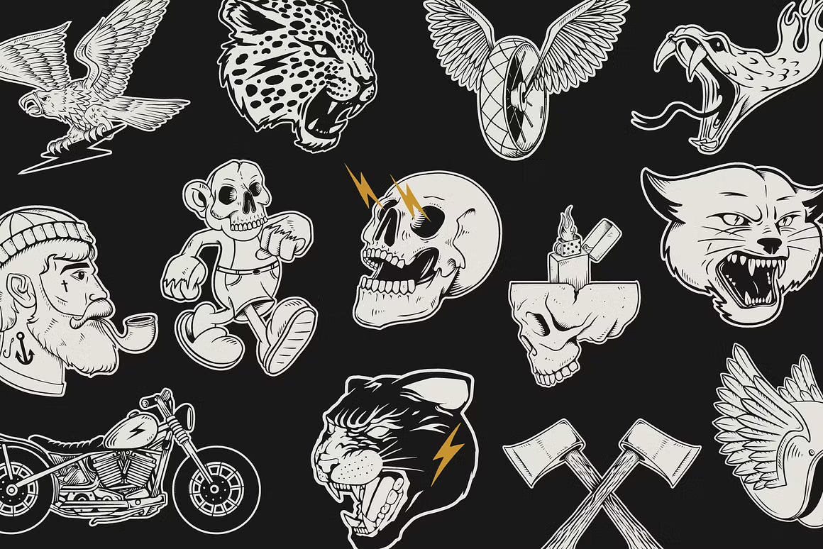 Oldschool Apparel logos 2