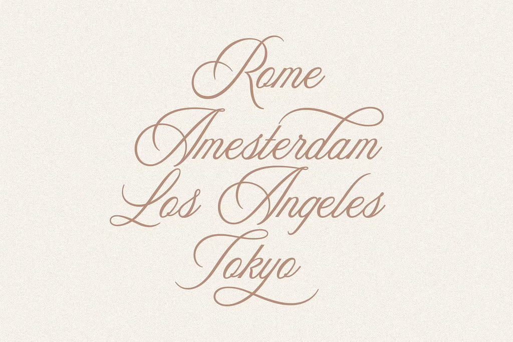 Aesthetics Romantic Script