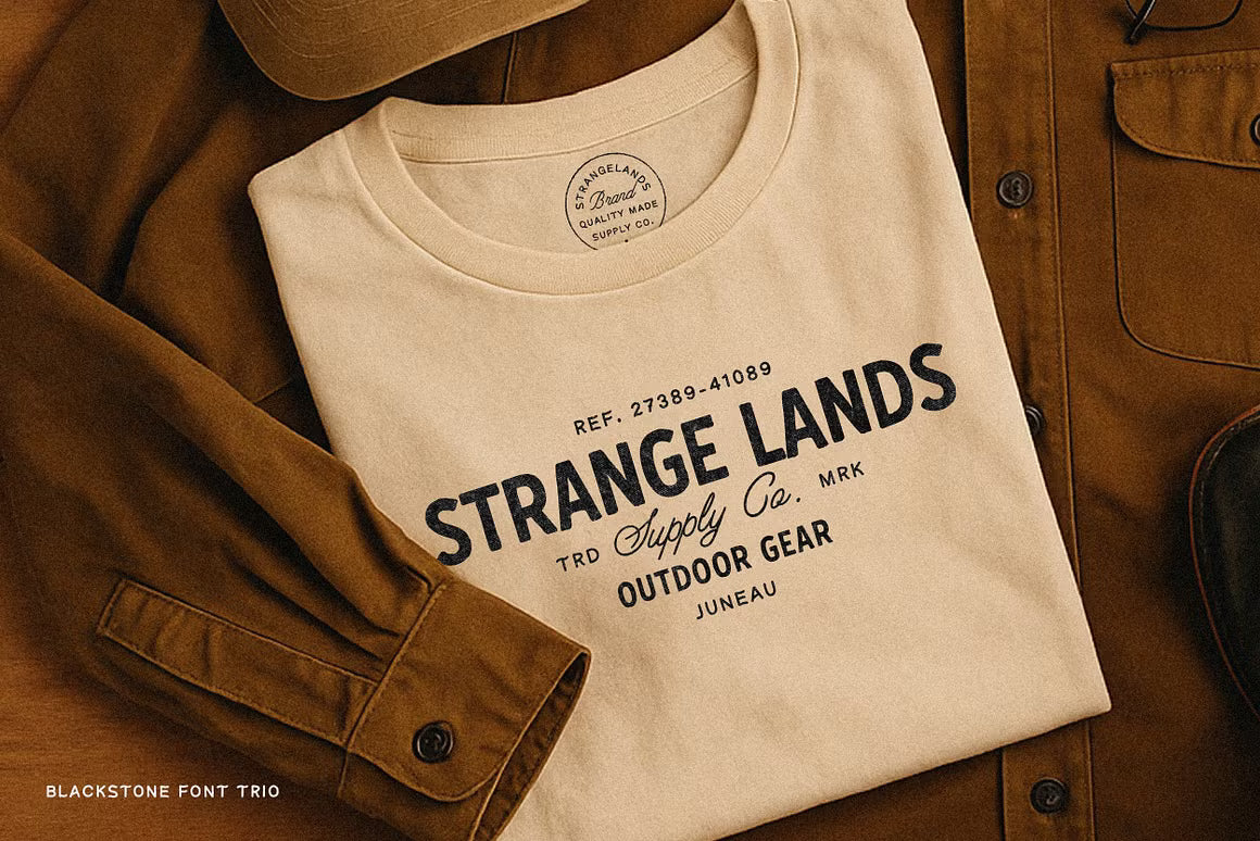 Blackstone – Handmade Font Trio