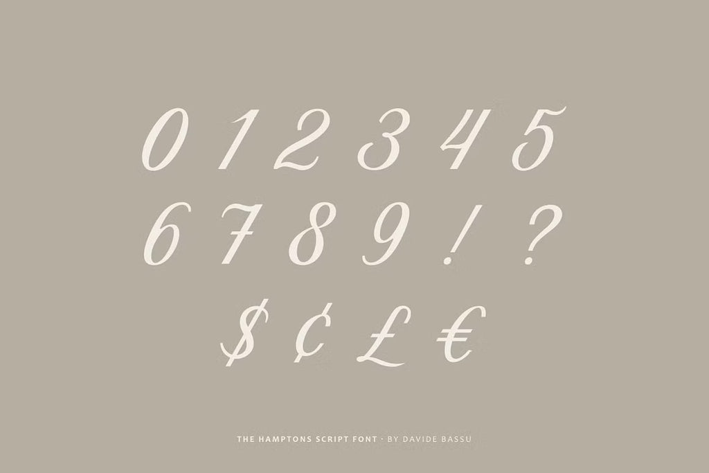 The Hamptons Script font
