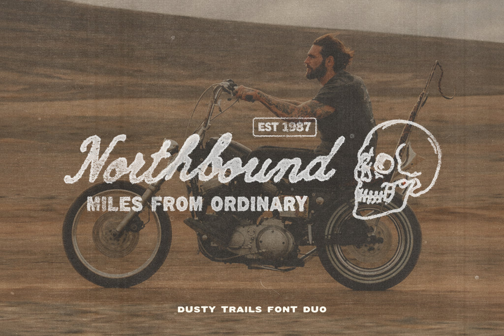 Dustry Trails Font Duo