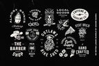 50 Retro logos Bundle