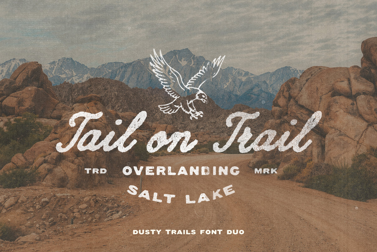 Dustry Trails Font Duo