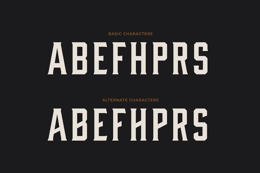 OUTLAW LEGENDS Font Duo + Extra