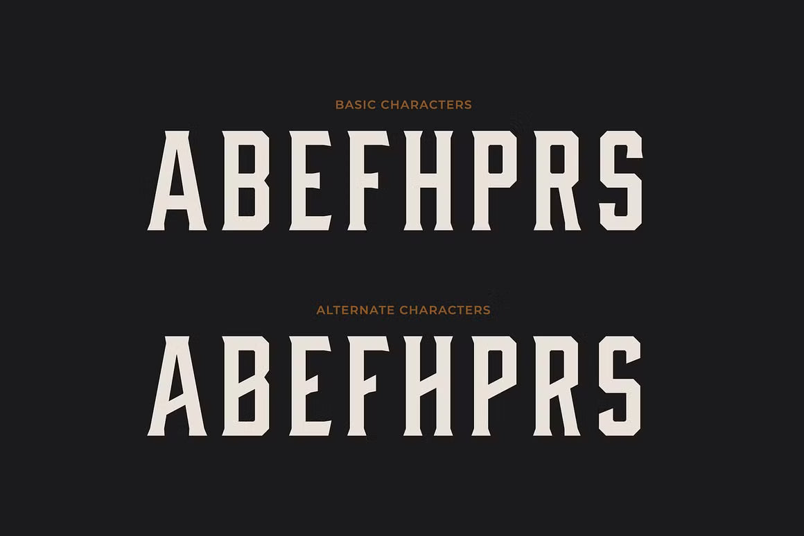 OUTLAW LEGENDS Font Duo + Extra
